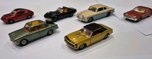 Job Lot Corgi Cars,Rover 2000TC, Camero Oldsmobile Stingray Marcos Silver Shadow