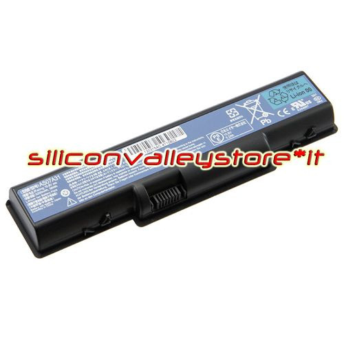 vhbw batteria compatibile con Acer Aspire 5738, 5738G, 5738Z, 5738ZG, 5740, 5740G, AS5517 6025 1216 5144 laptop notebook (8800mAh, 11,1V, Li Ion
