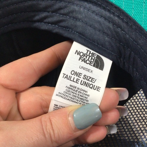 The North Face Hat Unisex One Size Blue Adjustable Snapback Ball Cap - Picture 7 of 7