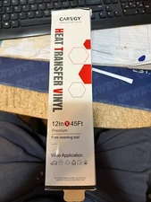 Heat Transfer Vinyl Roll--White--Heat Press--12"x 45ft Premium