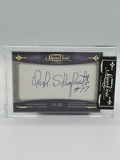 Dick Schafrath 2012 TRISTAR SIGNA CUTS NFL AUTOGRAPH CARD /25 SIGNED AUTO BROWNS