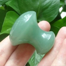 Natural Jade Guasha Facial Beauty Massage Tool Jade Roller Face Thin Massager