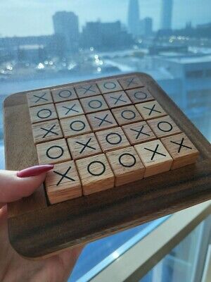 Wooden 5 X 5 Tic Tac Toe Board Digital Download 