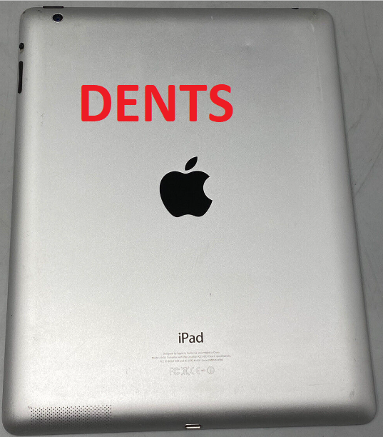 Apple iPad 4 A1458 16GB Wi-Fi Only Silver iOS Tablet-C/DENT/Screen Burns/S2 Apple iPad 4 A1458 16GB Wi-Fi Only Silver iOS Tablet-C/DENT/Screen Burns/S2