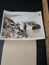 Vintage 1932 NYC Fire Department Cabin Crusier Explosion Photograph