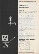 1965 General Motors Research Laboratories Print Ad ~ "Experimental Emitters"