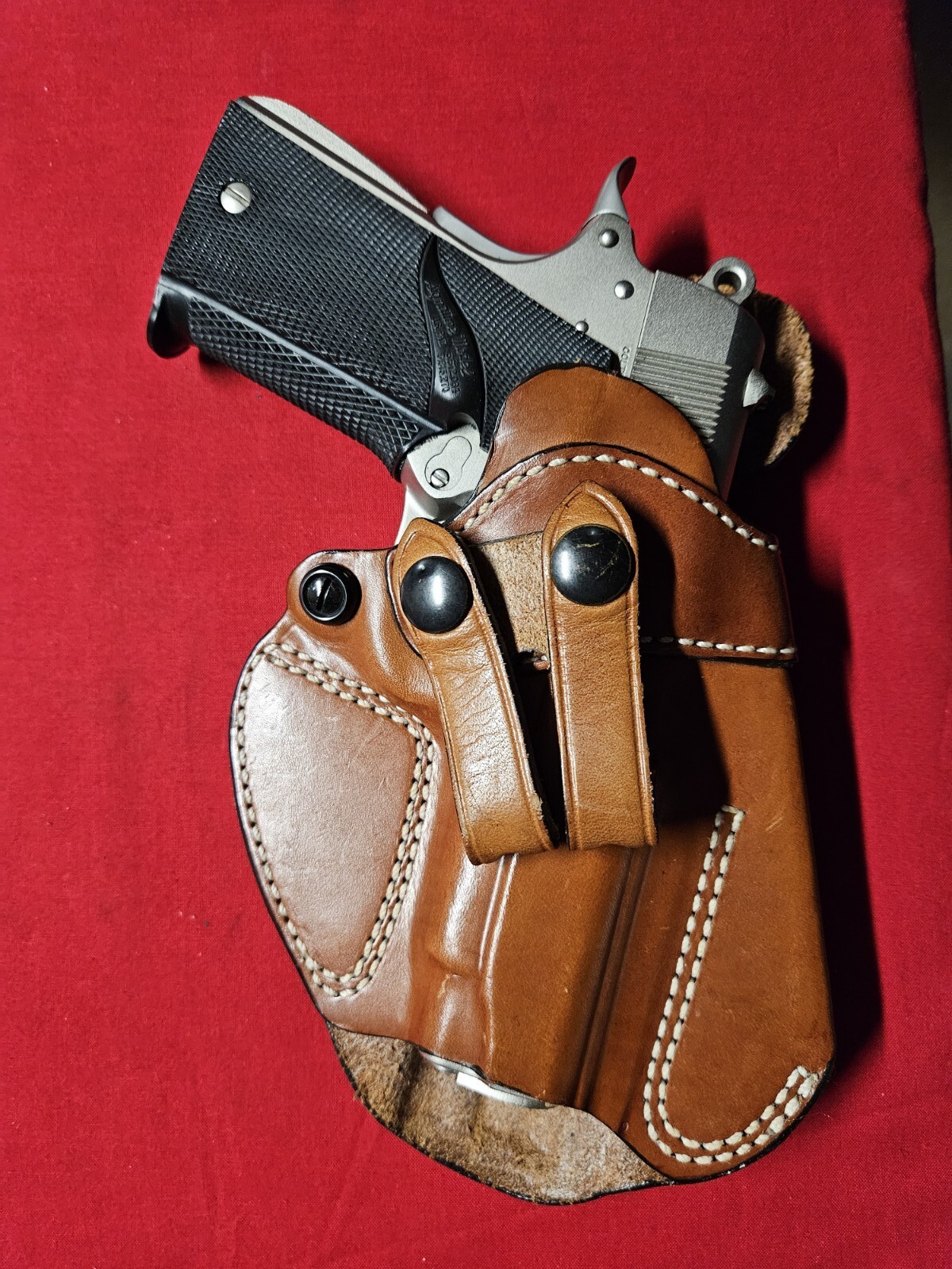 DeSantis 1911/1911A1 Brown Leather Holster. Mkd. 028 85 USA. eBay