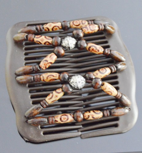 Trend African Hairclip XL Haarklammer Haarspange Haarkamm Holz Comb + 63 Modelle - Bild 47 von 57