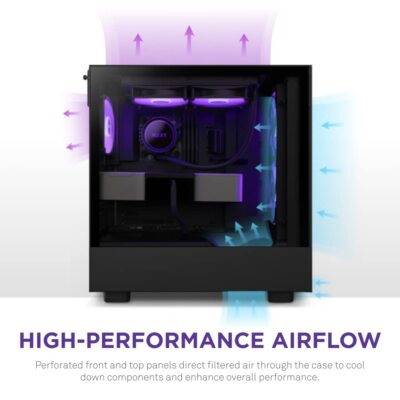 NZXT H5 Flow RGB Mid Tower Case - Black for sale online | eBay NZXT H5 Flow RGB Mid Tower Case - Black for sale online | eBay