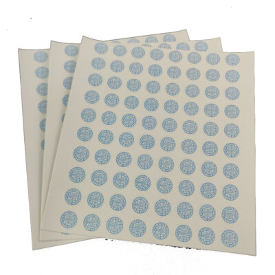 1200pcs Round Blue Warranty Sticker Security Seal Sticker 10mm Fragile ...