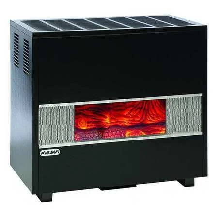 WILLIAMS COMFORT PRODUCTS 5002522A Hearth Heater, Natural Gas, Top Vent  Vent | eBay