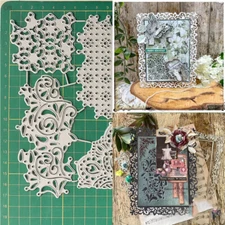 Lace Metal Cutting Dies Scrapbooking Paper Crafts Embossing Stencils Template