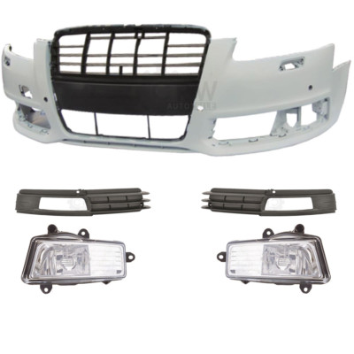 Set Stoßstange vorne inkl. Zubehör+Nebel für Audi A6 4F C6 08-10 SRA PDC