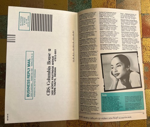 Dec 1988 COLUMBIA RECORD TAPE CLUB MAGAZINE Chicago MUSIC Julio Iglesias Benatar - Picture 11 of 17