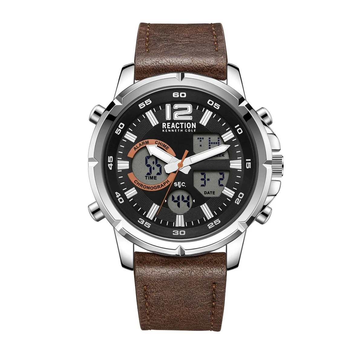 Kenneth cole reaction top watch leather strap