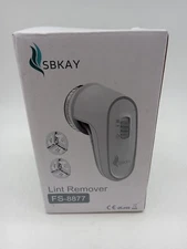 SBKAY Powerful Fabric Shaver Portable Lint Remover Clothes 2-Speeds White 202