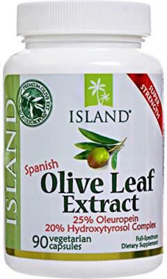 OLIVE LEAF Extract Capsules Real European Super Strength 90ct Island Nutrition