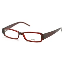 Fendi F664 618 Women's Burgundy Rectangular Eyeglasses Frames 53 x 14 x 140
