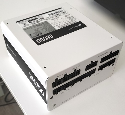 Corsair RM750 2021 White 750W Power Supply Not Working - Picture 2 of 3