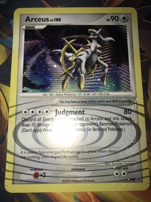 Arceus 09 Jumbo Pokemon Card Psa 10 Condition Ebay
