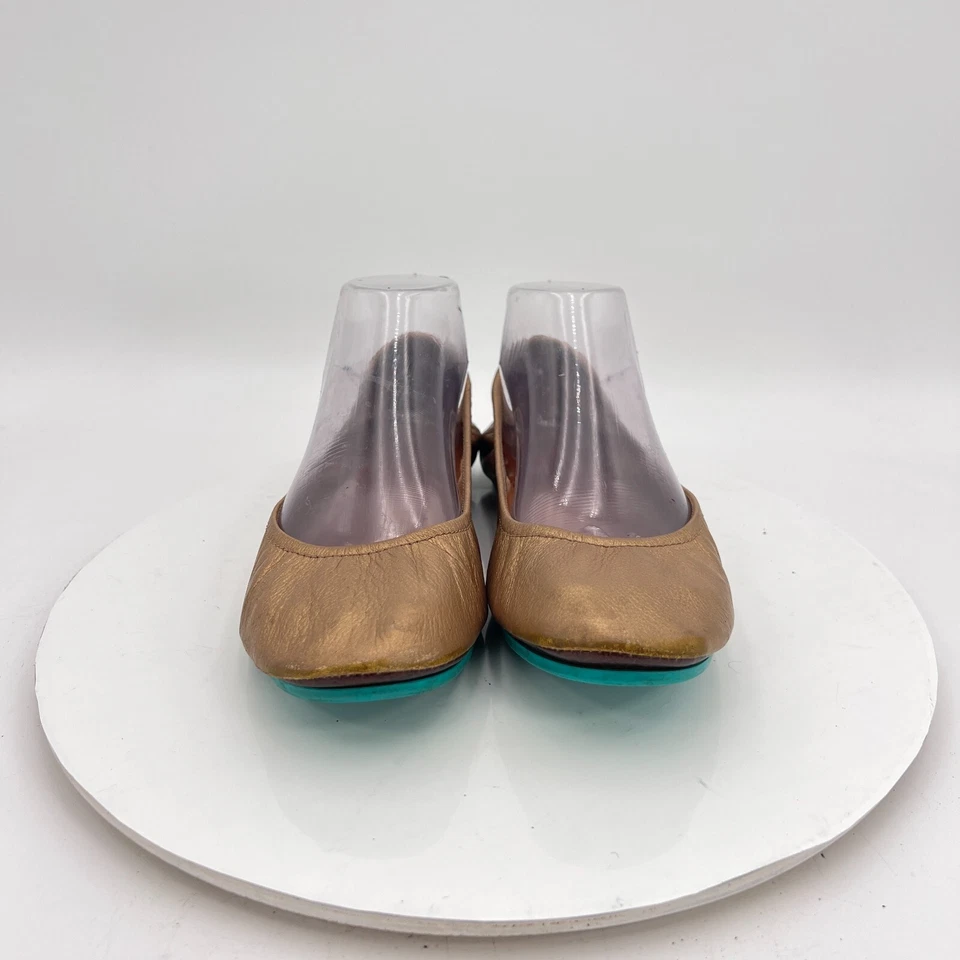 Zapatos planos de ballet Tieks By Gavrieli para mujer talla 8 marrón verde azulado sin cordones Foto 3 de 4