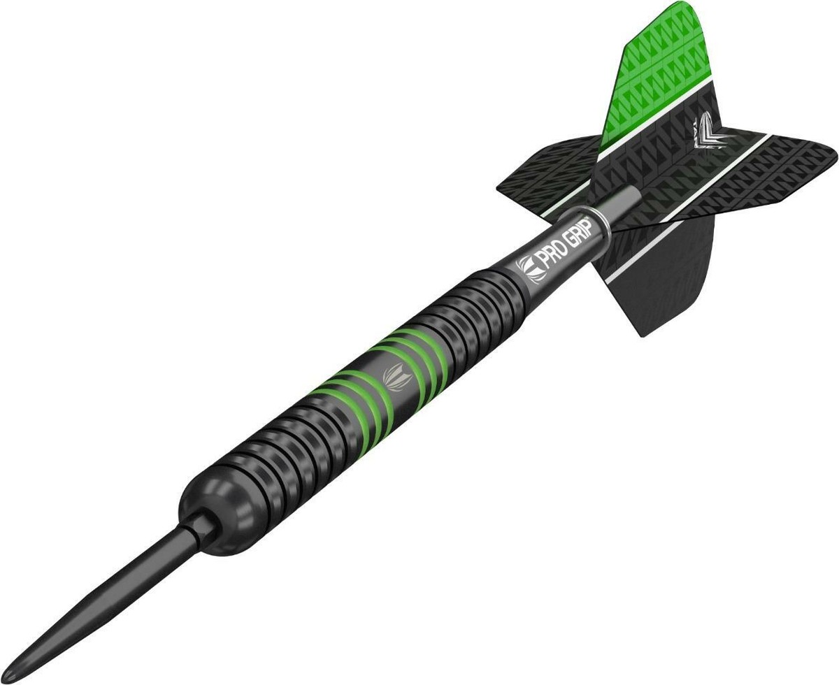 キャン TARGET VAPOR 8 BLACK 22 Gram GREEN SWISS POINT STEEL TIP DARTS