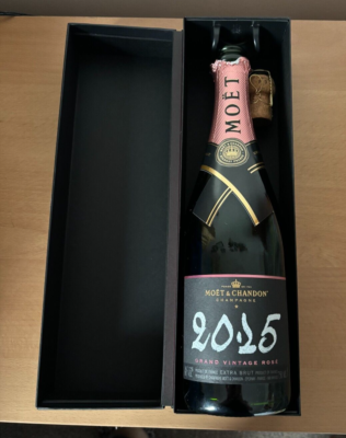 Moet & Chandon Champagne Grand Vintage Rose 2025 Empty Bottle with