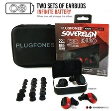 Plugfones Sovereign Duo Bluetooth Tapón para los oídos y auriculares True Wireless auriculares