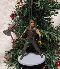 DISNEY MARVEL AVENGERS ENDGAME THOR STORMBREAKER CUSTOM CHRISTMAS ORNAMENT HTF