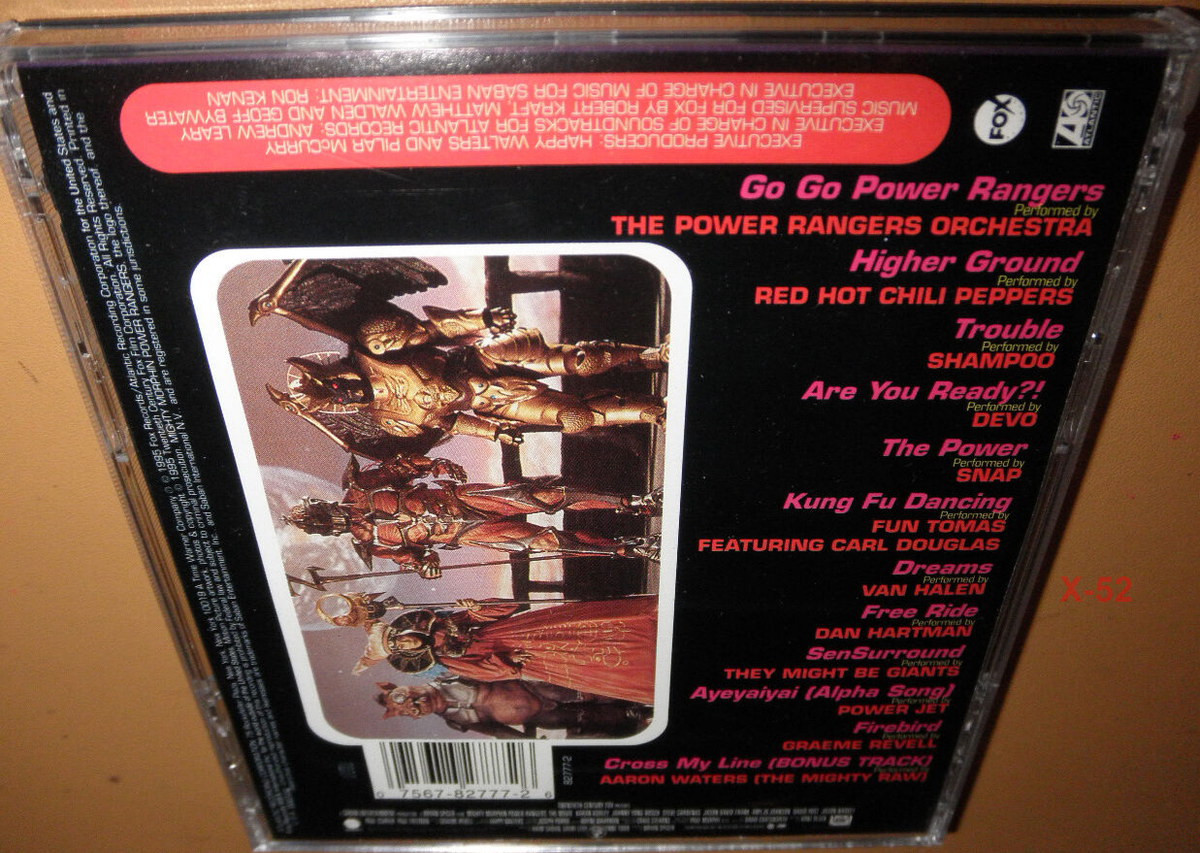 Mighty Morphin Power Rangers CD movie soundtrack Van Halen Devo