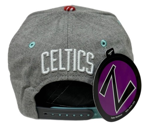 Zephyr NBA Boston Celtics RARE “Tradewind” 5 Panel Flat Bill SnapBack Hat NWT - Picture 3 of 5