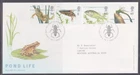 Great Britain 2001 Pond Life FDC 420b Peterborough to Carine WA