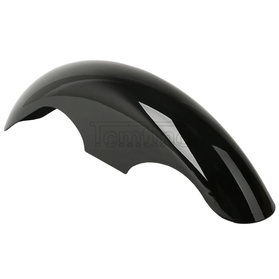 Guardabarros delantero envolvente de 21" de 4,5"" de ancho apto para Harley Bobber Chopper Bike Dyna Softail Foto 2 de 4