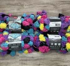 Red Heart Yarn Pomp-a-Doodle 4 Skeins 3.5oz Party Mix