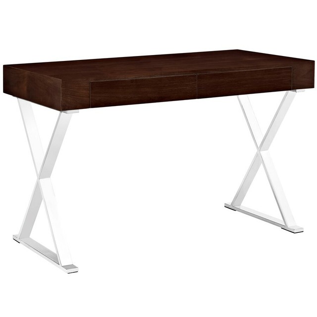 Modloft Furniture Houston Desk Md153 Wal Walnut For Sale Online Ebay