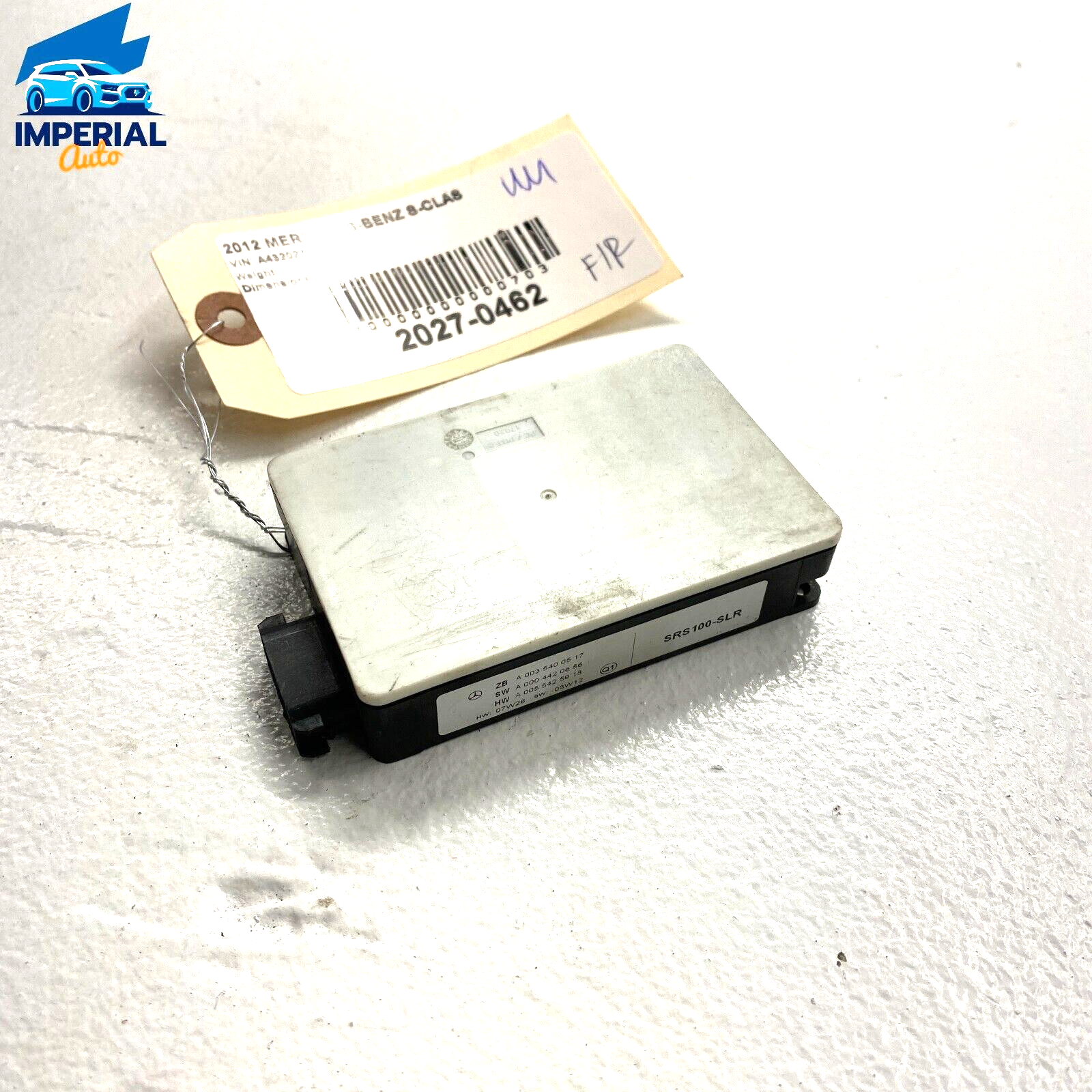2010 W212 MERCEDES E63 AMG Front Bumper Radar Distance Sensor Unit