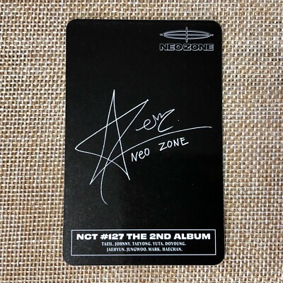 NCT サイン NCT 127 JAEHYUN [NEO ZONE] Official Photocard, 2nd Album