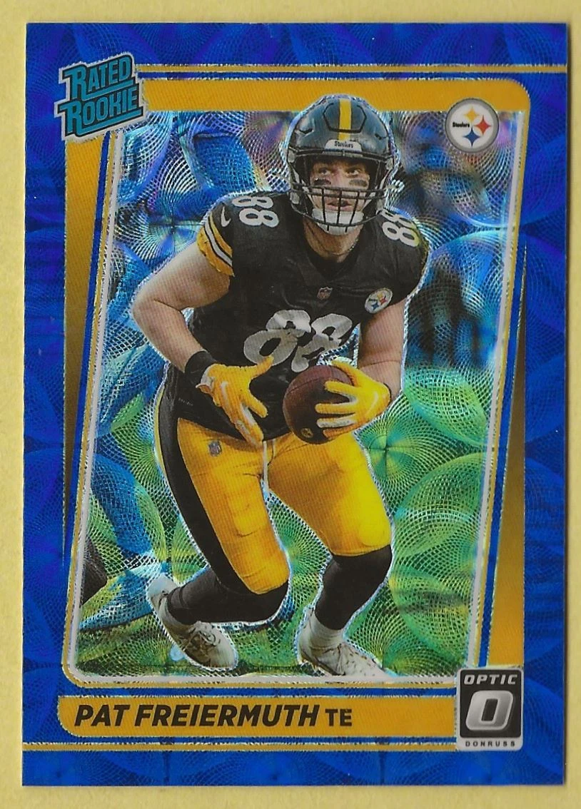 2021 Donruss Optic Pat Freiermuth Blue Scope Pittsburgh Steelers 232