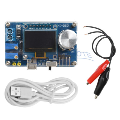 DIY Mini Digital Oscilloscope Electronic Kit Soldering Practice Project W/ Case