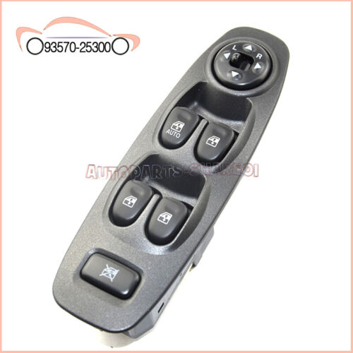 Driver Side Electric Power Window Control Switch for 2000-2005 Hyundai Accent - Zdjęcie 1 z 8