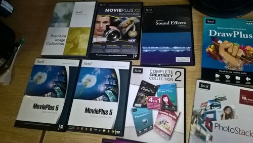 Job Lot Serif WebPlus, PhotoPlus, PagePlus, DrawPlus, MoviePlus etc Software CDs - Picture 4 of 6