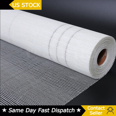 1*6 Meter Fibreglass Mesh 160g/m2 for Plaster Rendering Crack Repair Material US