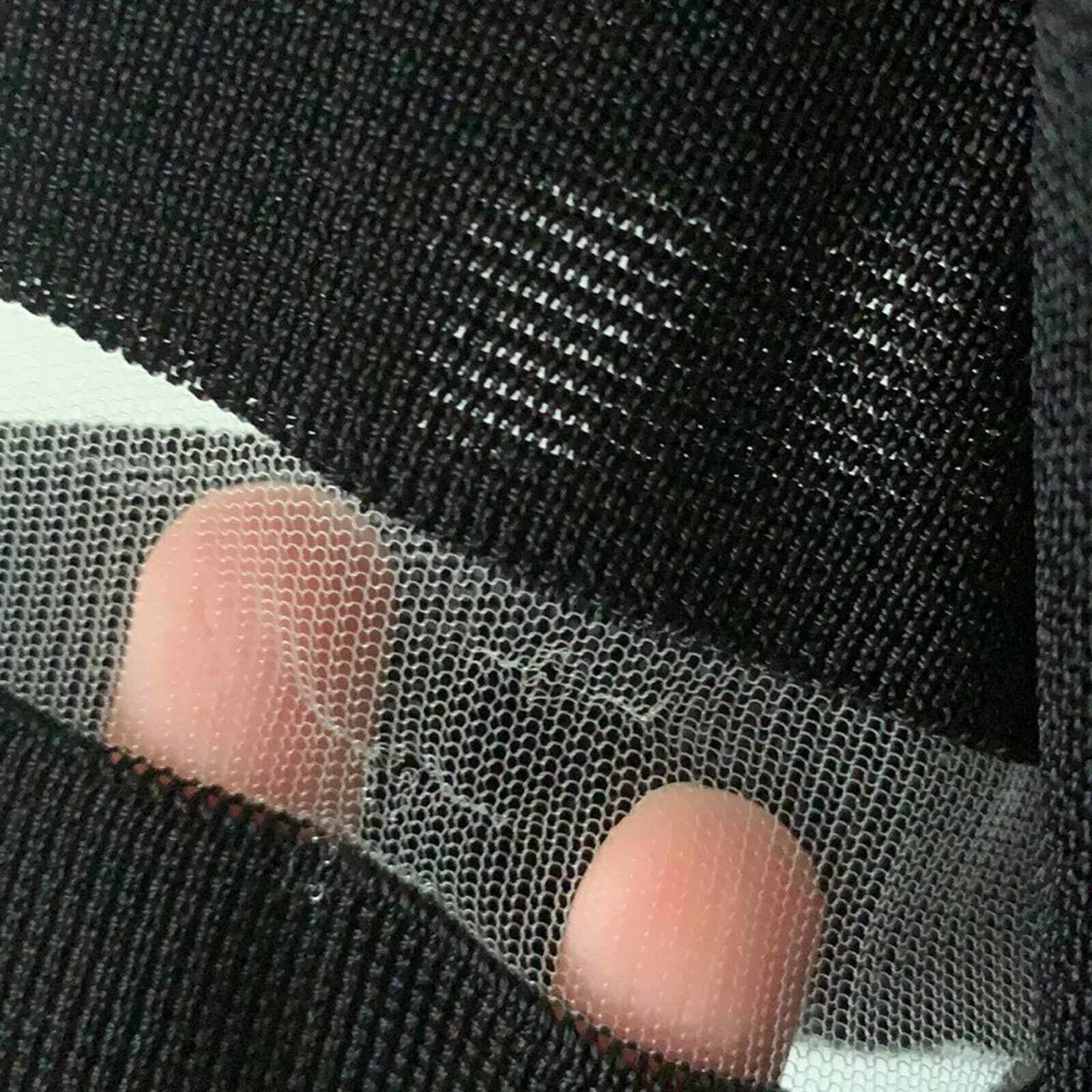 Abito a maniche corte Alexander Wang x H&M con pannello in rete trasparente forato nero