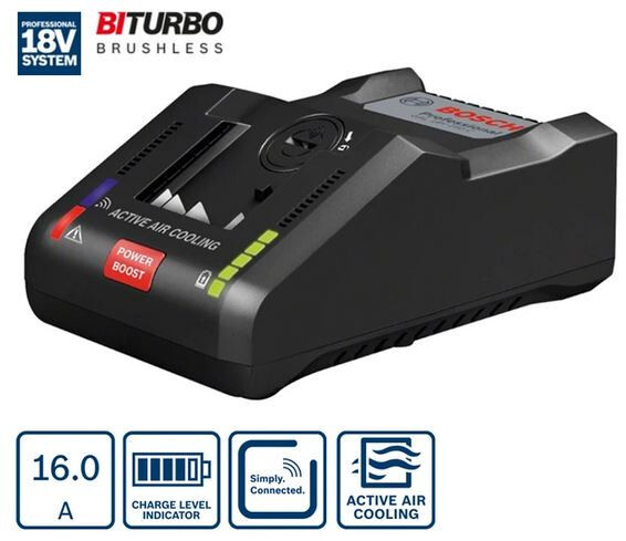 Bosch Caricabatterie GAL 18v-160 C 1600a019s5 Originale Prodotto