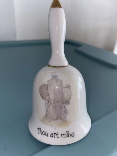 1980 Enesco Precious Moments Bell Antique Vintage - Picture 1 of 4