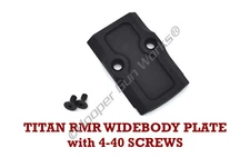 HGW Aluminum Cover Plate for Titan 20/21/29 Glock Slide Trijicon RMR 4-40 screw
