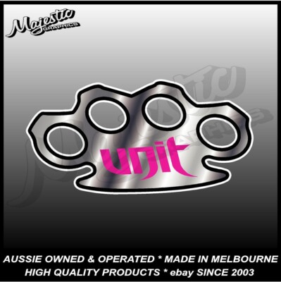UNIT - DUSTER PINK - 160mm x 110mm - DECAL