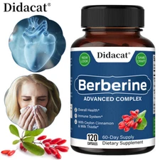Berberine Supplement Promotes Heart Cardiovascular Blood Circulation Health US