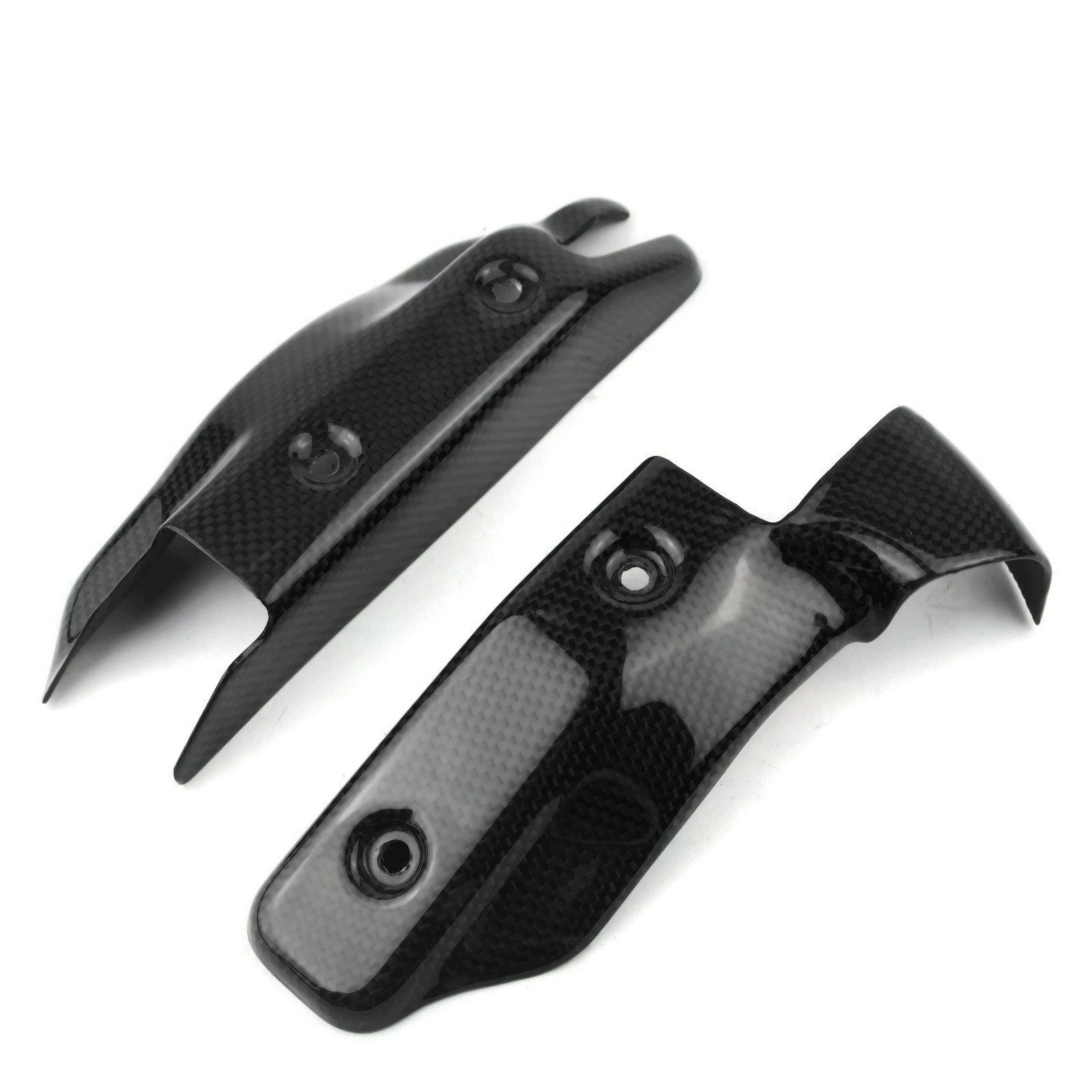 Caches radiateur 100% carbone pour moto Ducati Streetfighter paire gauche droite