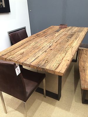 Esstisch Tisch Thar 200x100cm Altholz Massiv Industrie Design Sit Neu Ebay